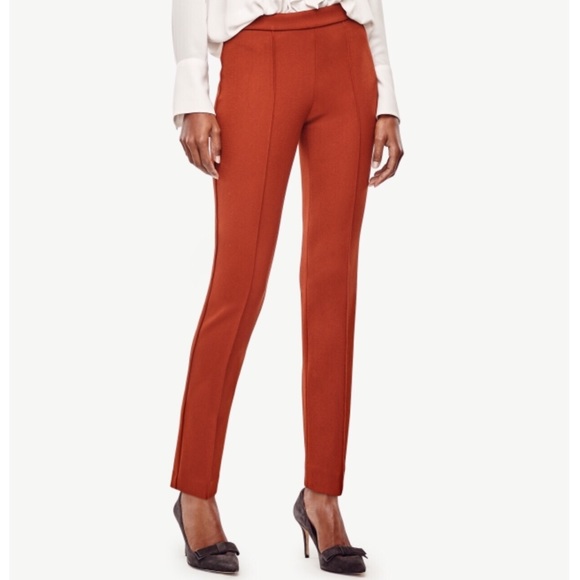 orange skinny trousers